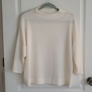 CJLA mock neck knit sweater